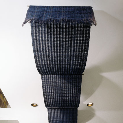 Large Tassar Spun Silk and Wool by Kaori Maki, photo by Tom Grotta