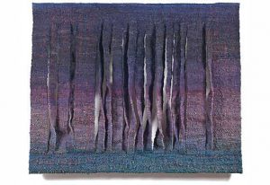 Palisades, Anna Urbanowicz-Krowacka, wool and sisal, 55" x 70", 1992