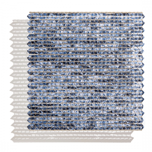 Rough Sea of Sado, polyester, aramid fiber, 48.25” x 47.5”, 2016