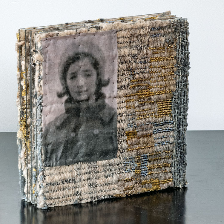 Aleksandra Stoyanov small woven sculpture