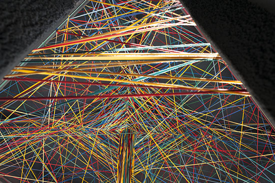randy walkers "Entanglement" installation detail