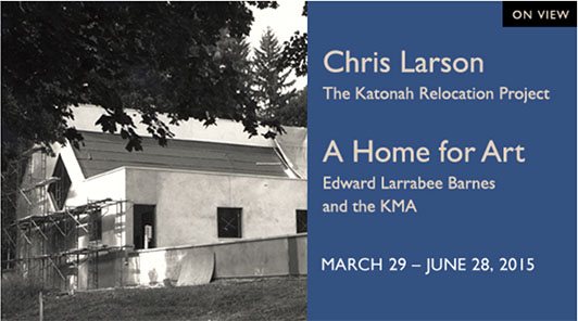 Chris Larson The Katonah Relocation Project exhibition poster