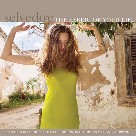 July issue of selvedge cover