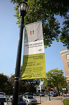 From The Ground Up Banner Bendheim Gallery . Photo by Tom Grotta