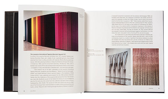 From Tapestry To Fiber Art The Laussane Biennials 1962-1995 Bokk Spread