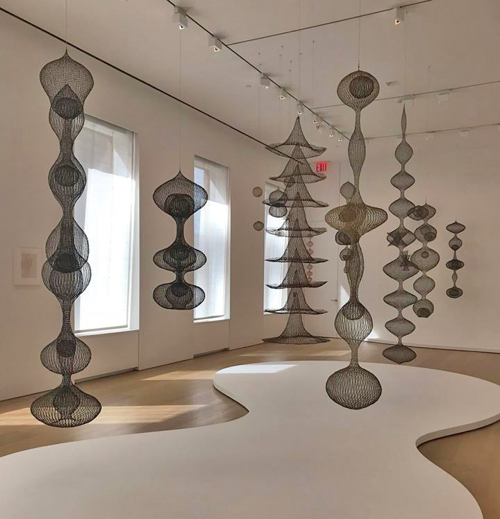 Ruth Asawa's sculptures