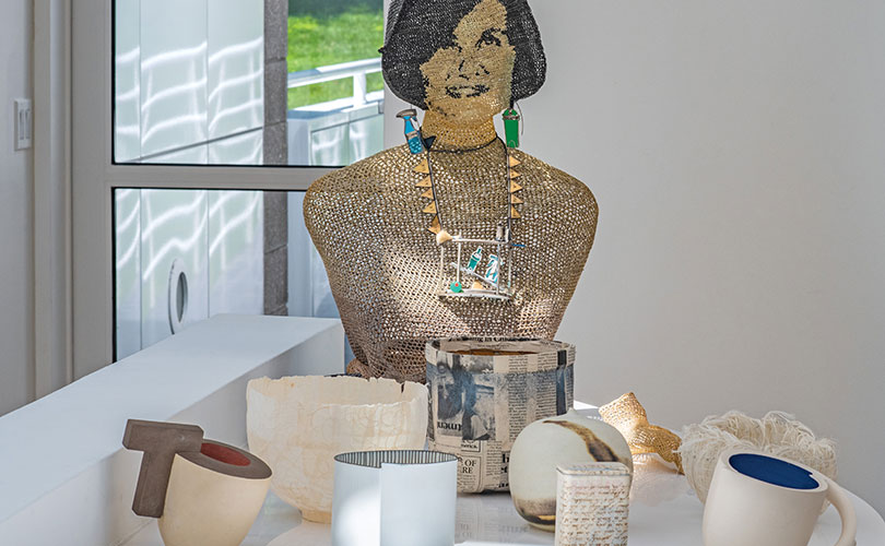 Sandy Grotta's bust by Norma Minkowitz