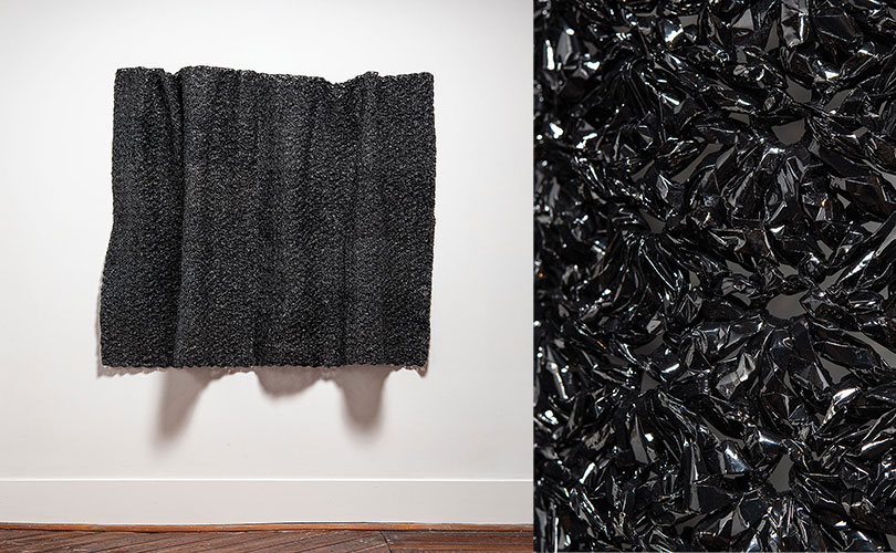 John Garrett crocheted videotapes