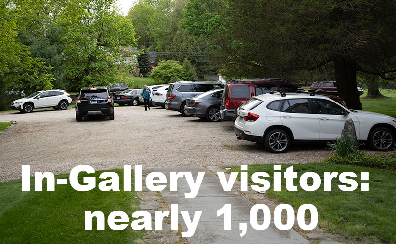 gallery visitors