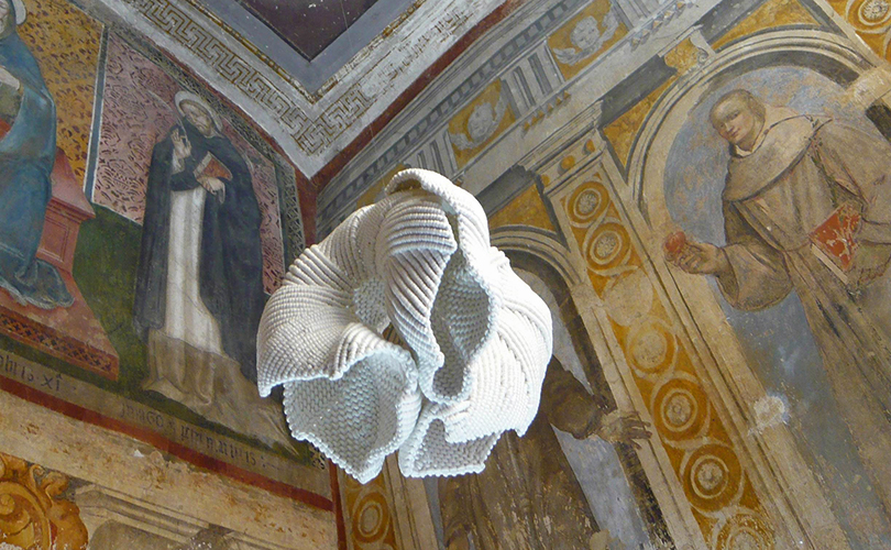 Federica Luzzi Chiesa Madonna del Pozzo, Spoleto, Italy installation