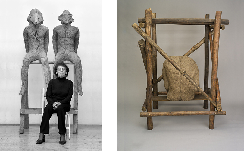 Magdalena Abakanowicz portrait and work