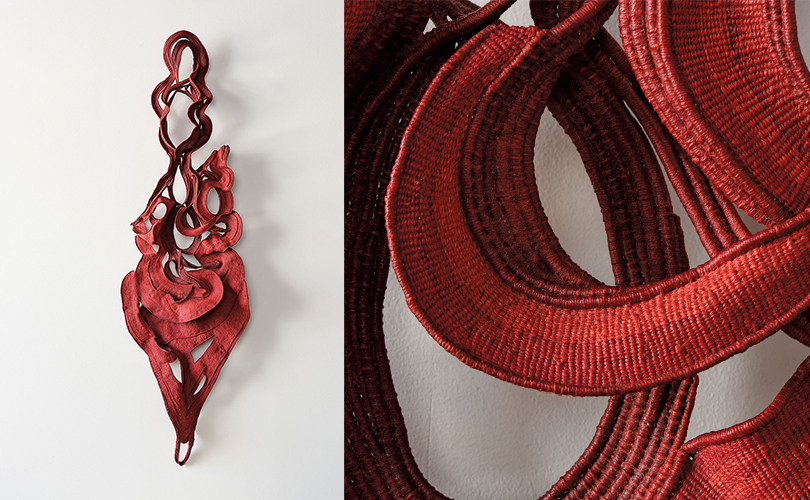 Red Sculpture by Ferne Jacobs