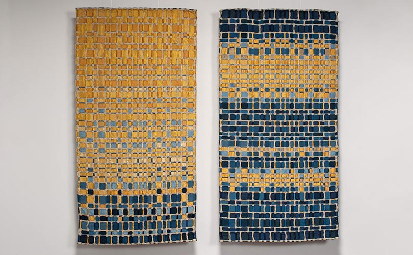 indigo tapestries