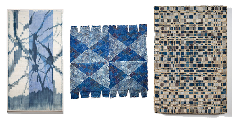 indigo textiles by Barton, Bassler, Portillo