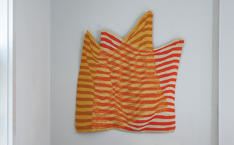 Misako Nakahira striped tapestry