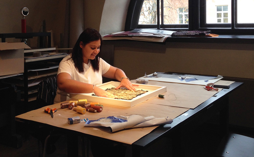 Neha Puri Dhir at the Mark Rothko Art Centre in Latvia