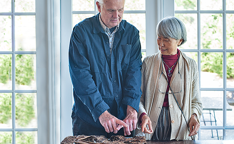 Hisako Sekijima with John Mcqueen in 2011