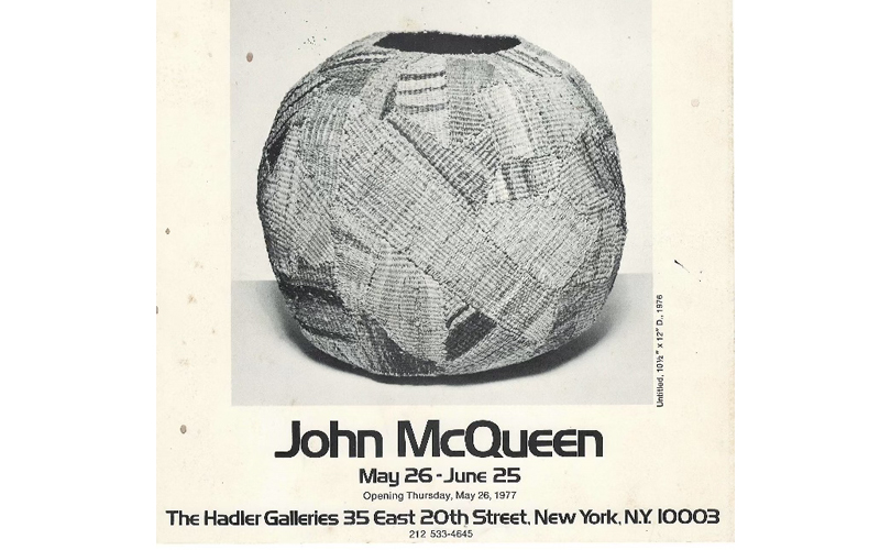 John Mcqueen Hadler Gallery Catalog
