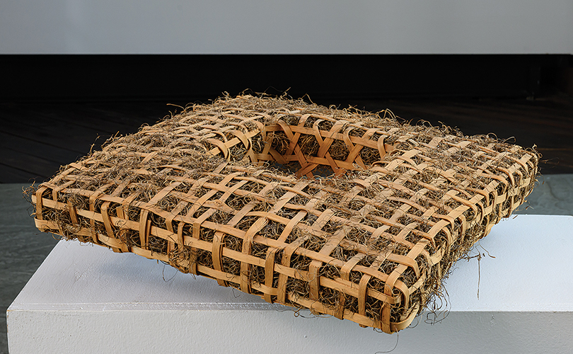 John McQueen spanish moss basket