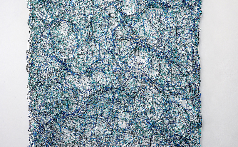 Blue/Green Cooper Nancy Koenigsberg Wall sculpture