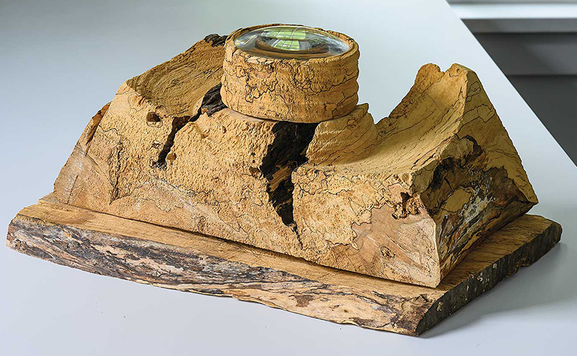 Dorothy Gill Barneslooking glass sculpture