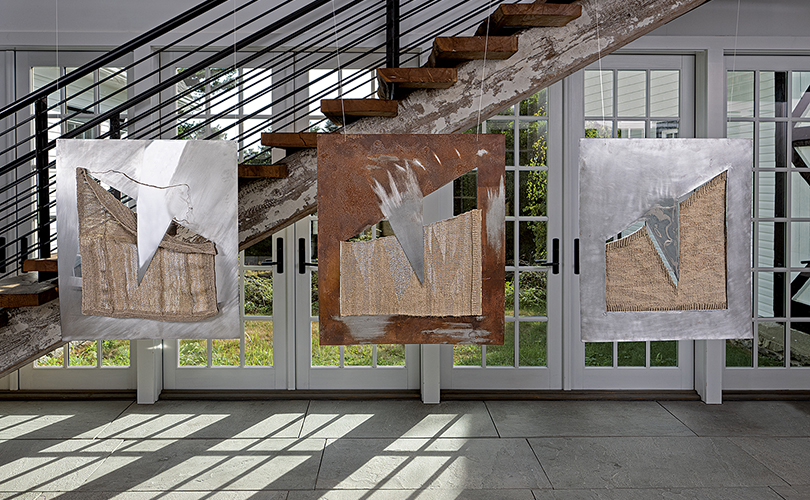 Steel weavings by Lilla Kulka