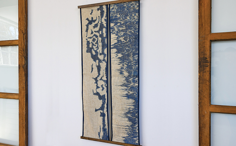 Blue Edge Ikats, Ed Rossbach