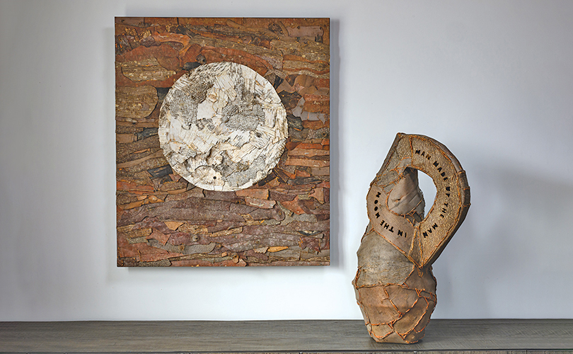 John McQueen moon sculptures