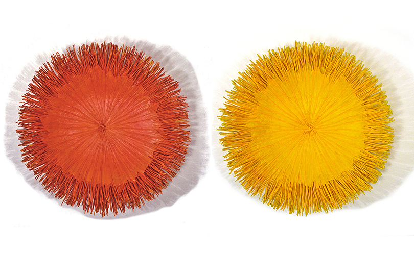 Sun Series wall baskets, Mary Merkel-Hess